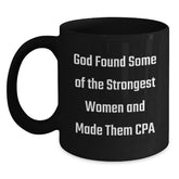 CPA Graduation Gifts from Friends, Funny Inspirational Quote Black Coffee Mug, 11oz or 15oz Microwave Dishwasher Safe - Main